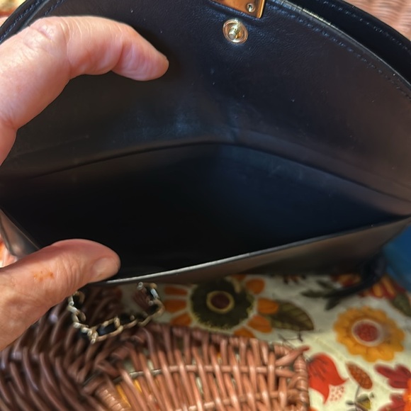 Chloe black double flap wallet on a chain - Picture 5 of 7